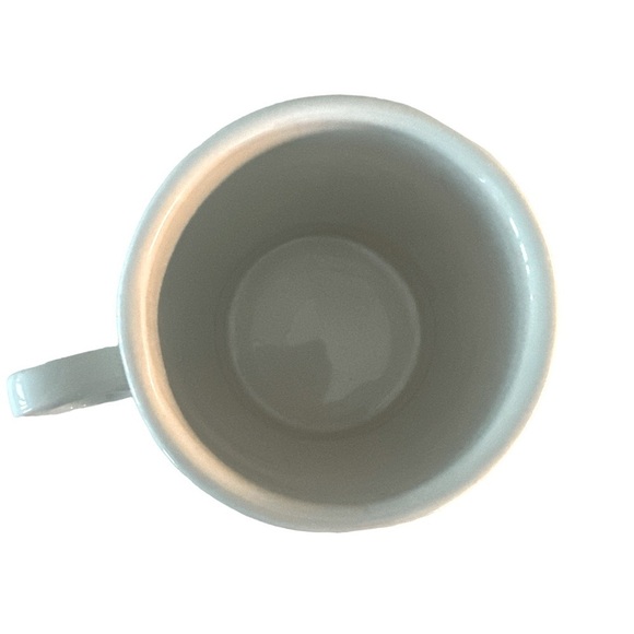 Anthropologie Monogram Letter K Barber Shop White Black Coffee Tea Mug Cup - Picture 4 of 7